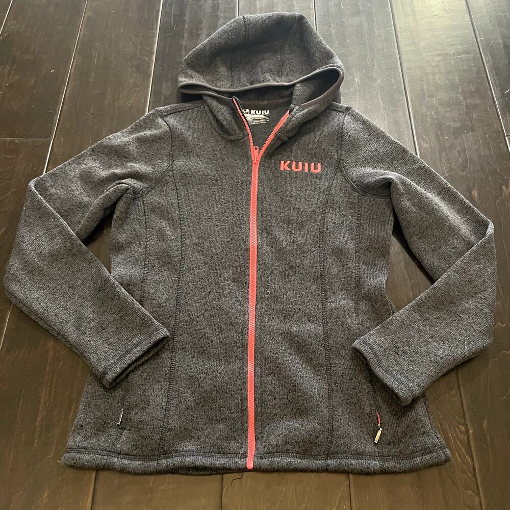 Kuiu Base Camp Jacket Full Zip Sweater Gray Pink Women's Size M